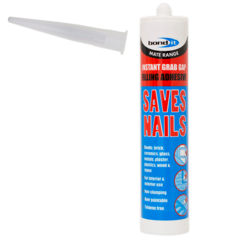 Saves Nails Instant Grab Adhesive | 25 Pack