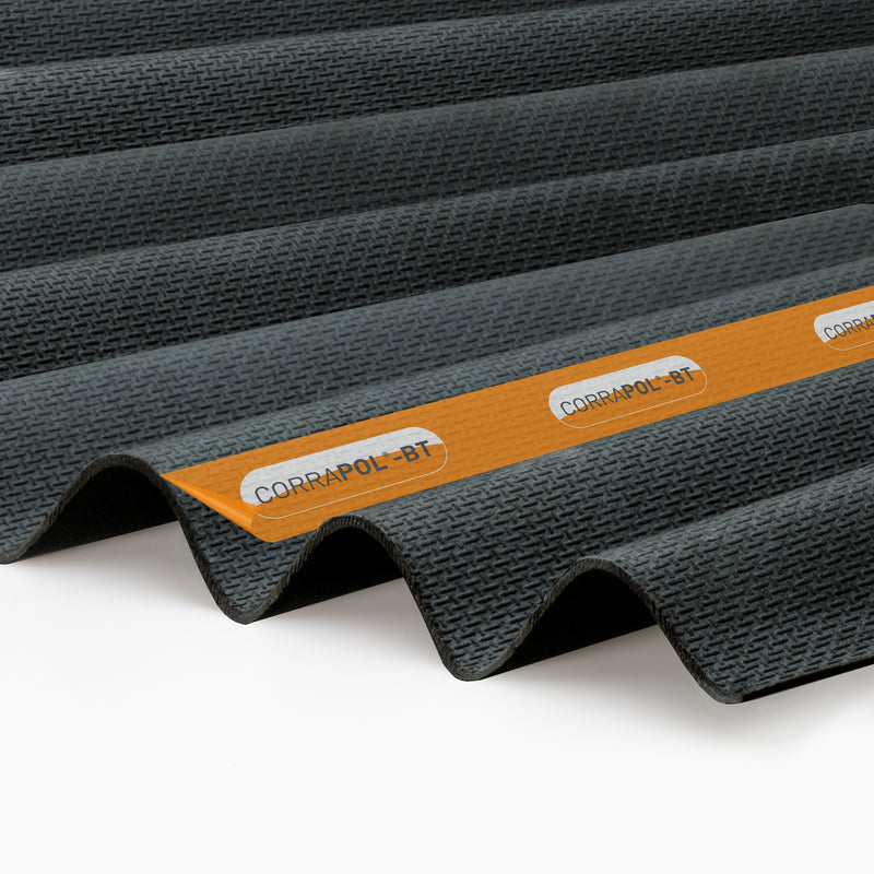 CLEAR AMBER | Corrapol-BT Corrugated Bitumen Sheet (930 X 2000mm)