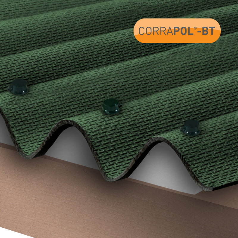 CLEAR AMBER | Corrapol-BT Corrugated Bitumen Sheet (930 X 2000mm)