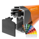 CLEAR AMBER |Alukap-SS Low Profile Gable Bar (2-6m)