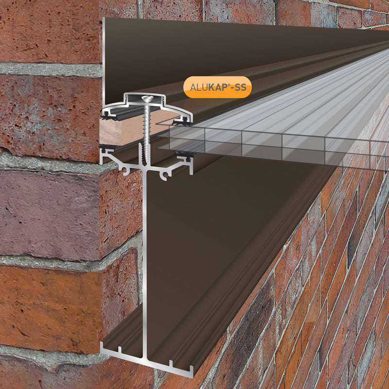 CLEAR AMBER | Alukap-SS High Span Wall Bar | 2-6m