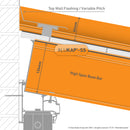 CLEAR AMBER | Alukap-SS High Span Wall Bar | 2-6m