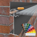 CLEAR AMBER | Alukap-SS High Span Wall Bar | 2-6m