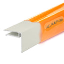 CLEAR AMBER | Alukap-XR End Stop Bar | 6.4mm