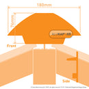 CLEAR AMBER | Alukap-XR Ridge Gable End Plate