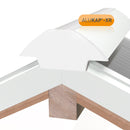 CLEAR AMBER | Alukap-XR Ridge Gable End Plate