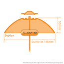 CLEAR AMBER | Alukap-XR Roof Lantern Pinnacle Top Cap