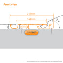 CLEAR AMBER | Alupave Full-Seal Flat Roof & Decking Board