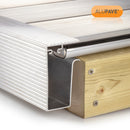 CLEAR AMBER | Alupave Flat Roof & Decking Side Gutter