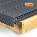 CLEAR AMBER | Alupave Decking & Flat Roof Board Endstop Bar
