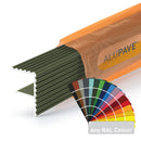 CLEAR AMBER | Alupave Decking & Flat Roof Board Endstop Bar