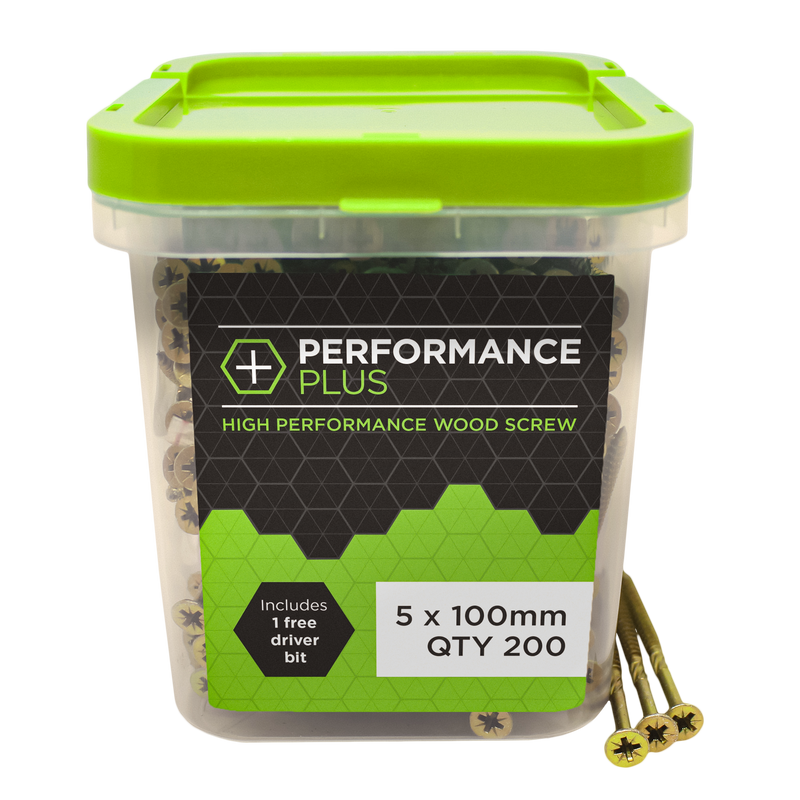 SAMAC| Performance Plus- POZI Wood Screws | 1000