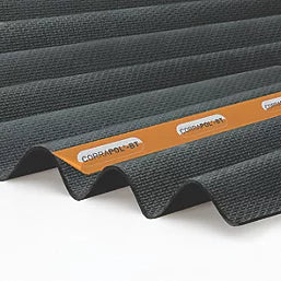CLEAR AMBER | Corrapol-BT Corrugated Bitumen Sheet (930 X 1000mm)