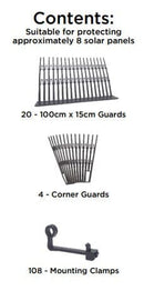 Samac | Solarguard® Protection System for Solar Panel Bird Protection