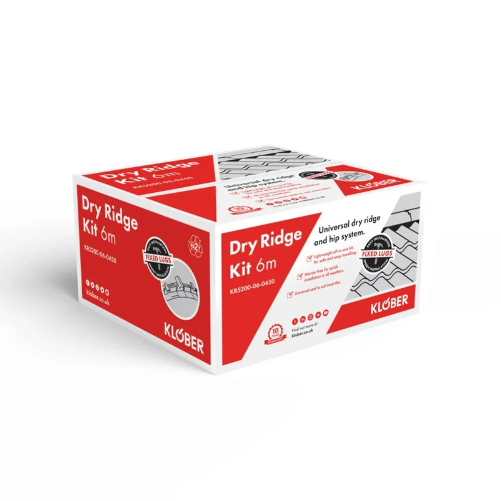 Dry Ridge Protector Klober Economy Dry Ridge Kit (6m & 10m) | Dry Fix Ventilated Ridge System