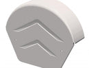 SmartVerge PVCu Ridge End Caps  Half Round or Angled